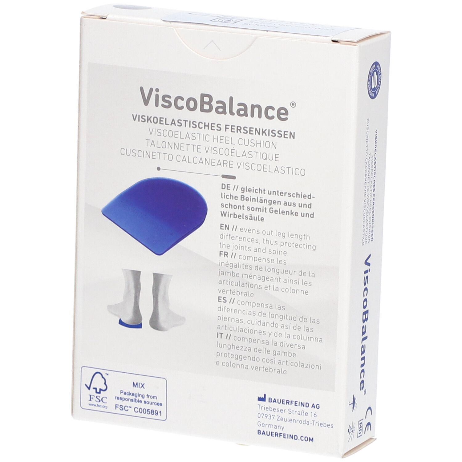 BAUERFEIND Viscobalance® Viskoelastisches Fersenkissen Größe 2