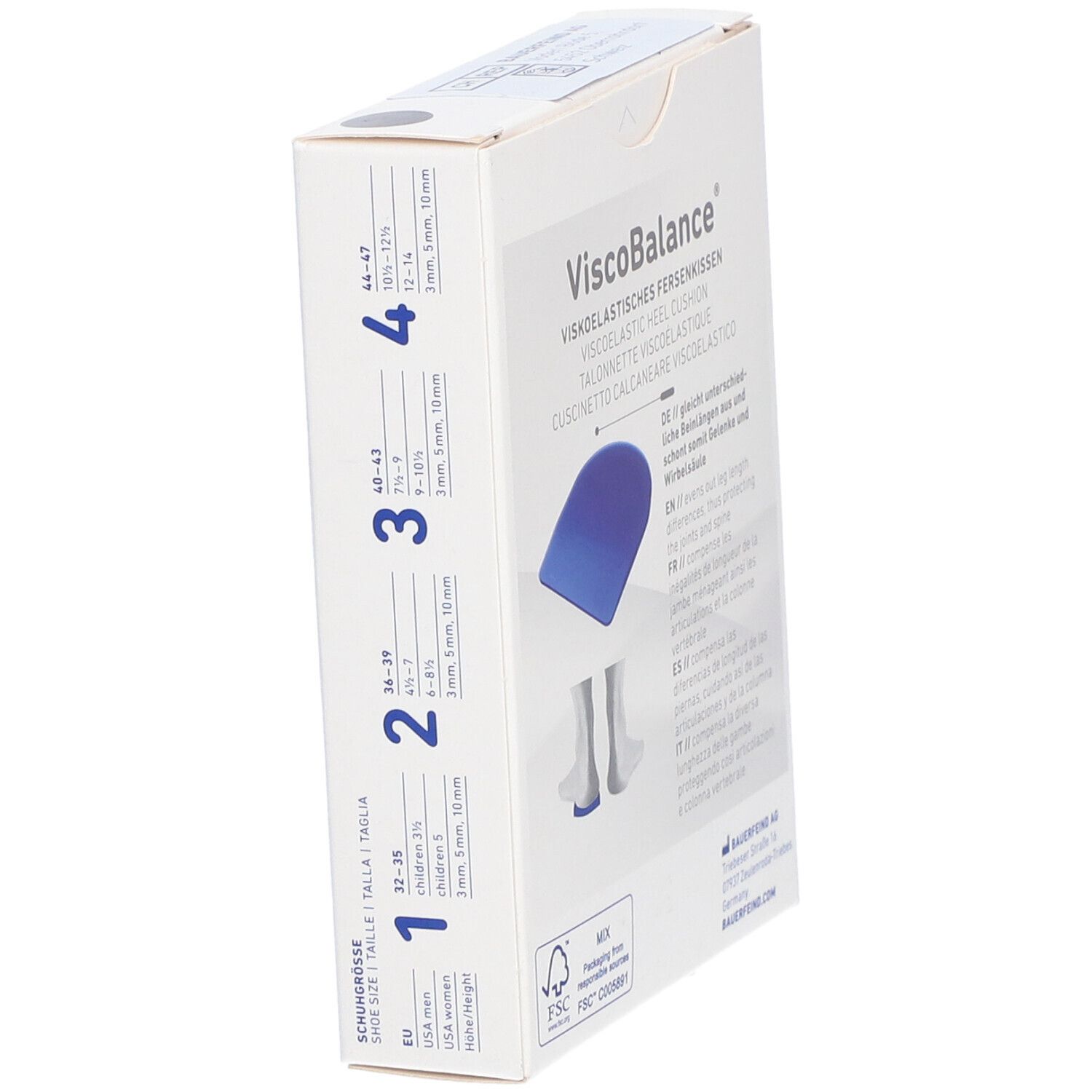 BAUERFEIND Viscobalance® Viskoelastisches Fersenkissen Größe 2