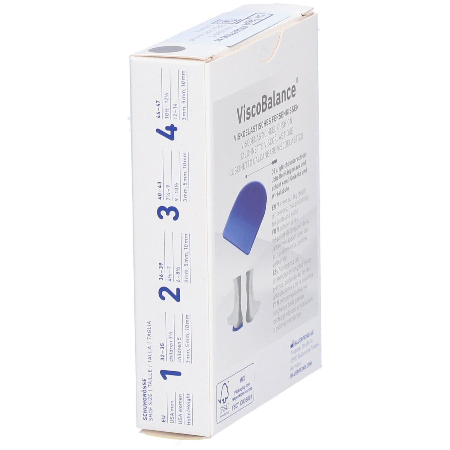 BAUERFEIND Viscobalance® Talonette Größe 3 10 mm