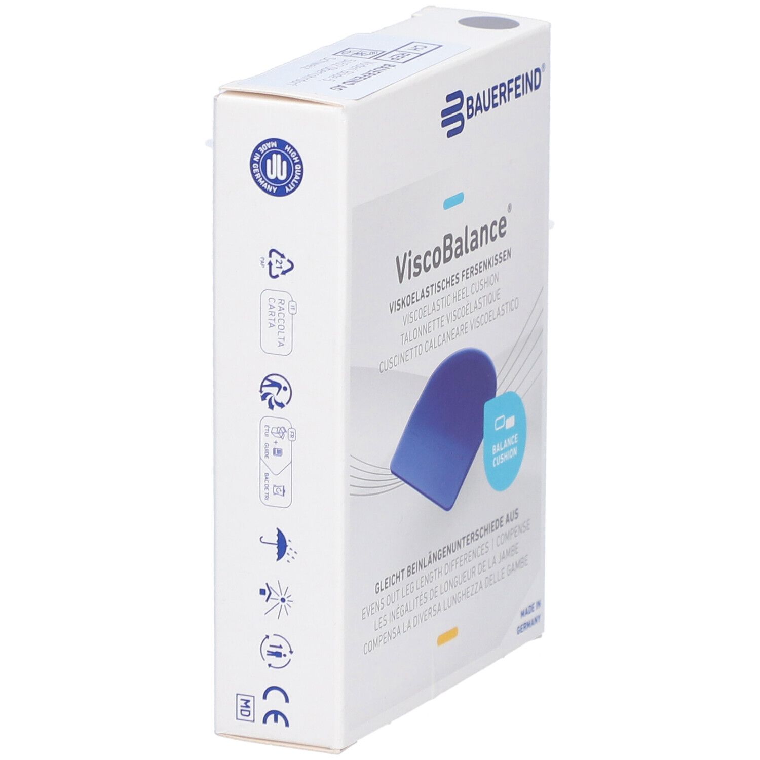 VISCOBALANCE Talonnette Silikon Taille 4 10mm