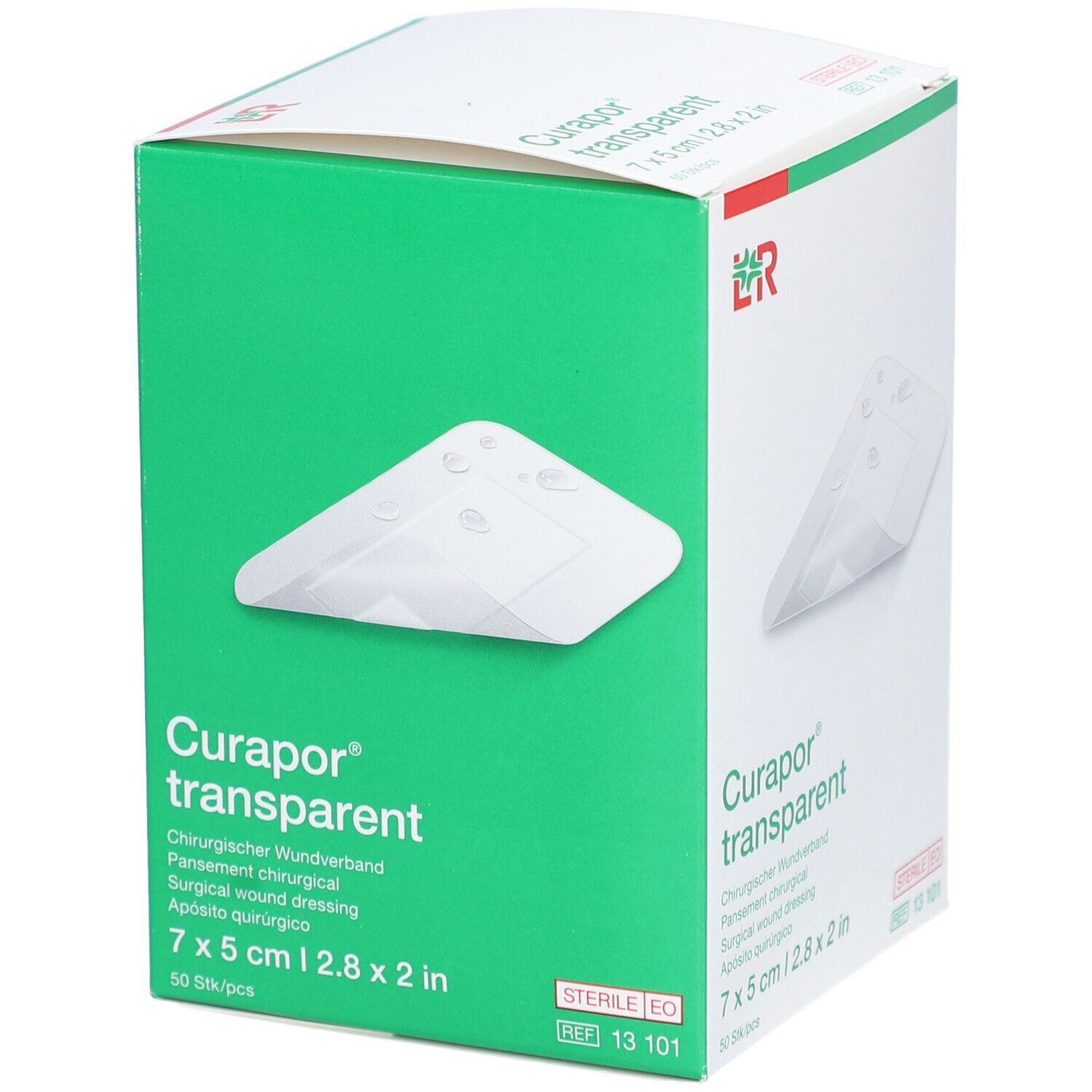 Curapor® Transparent Steril 7 cm x 5 cm