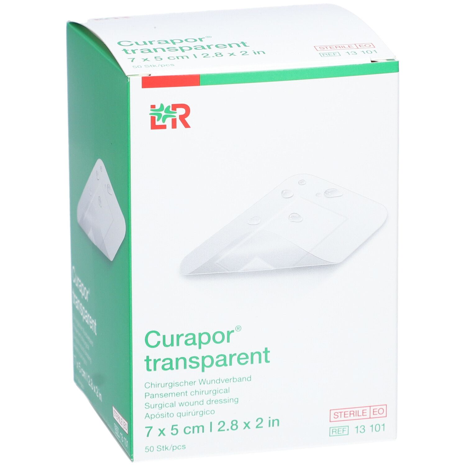 Curapor® Transparent Steril 7 cm x 5 cm