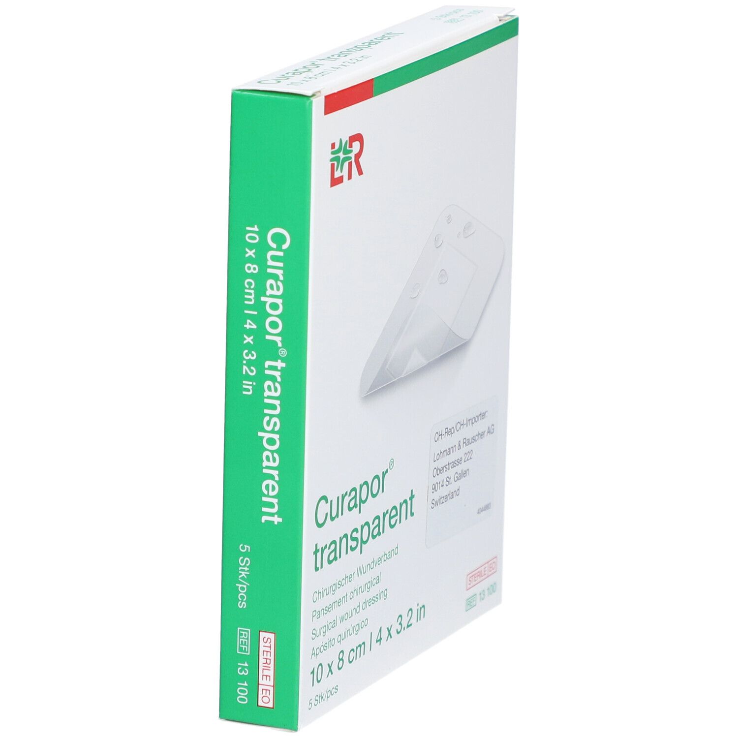 Curapor® transparent 8 cm x 10 cm steril