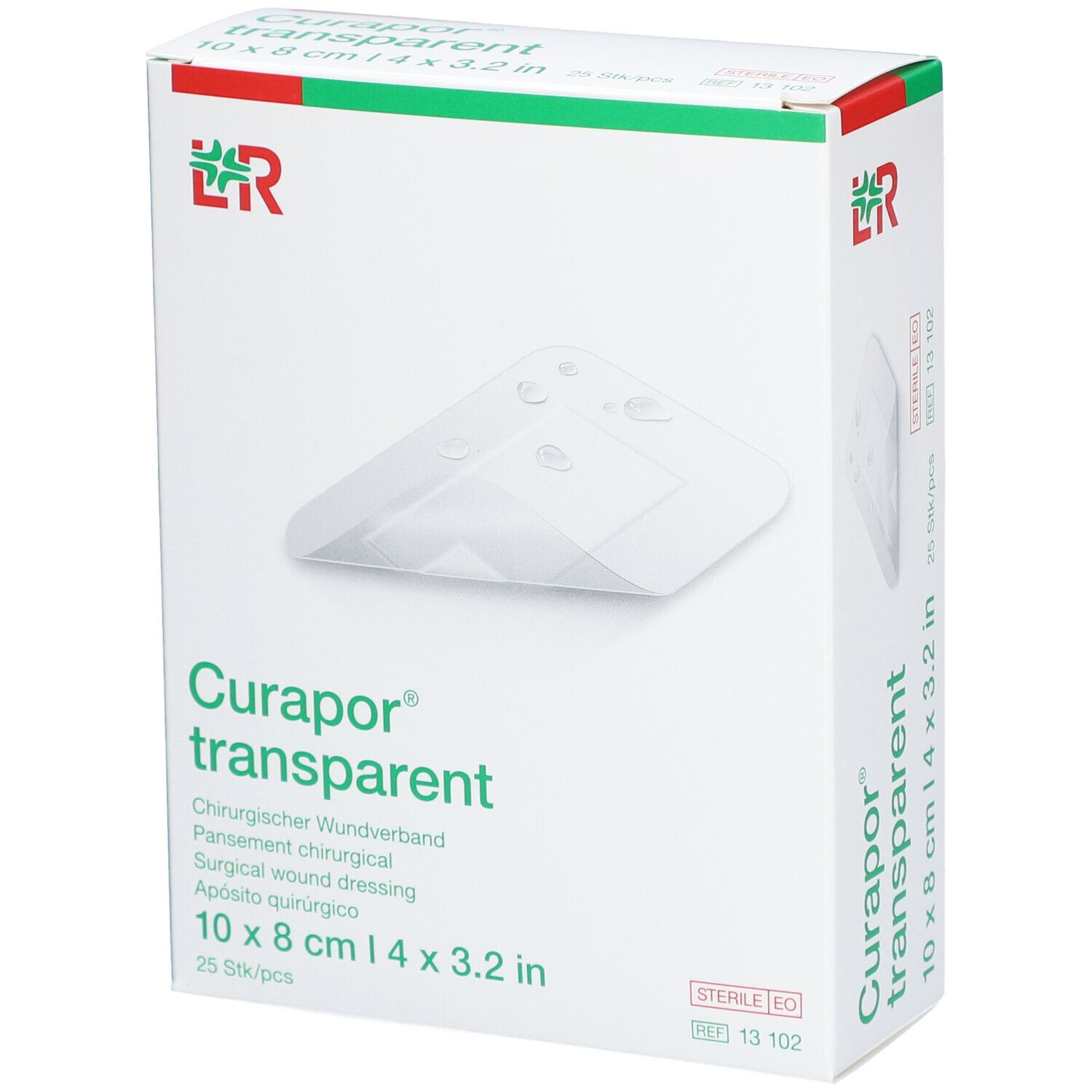 Curapor® transparent 8 cm x 10 cm steril