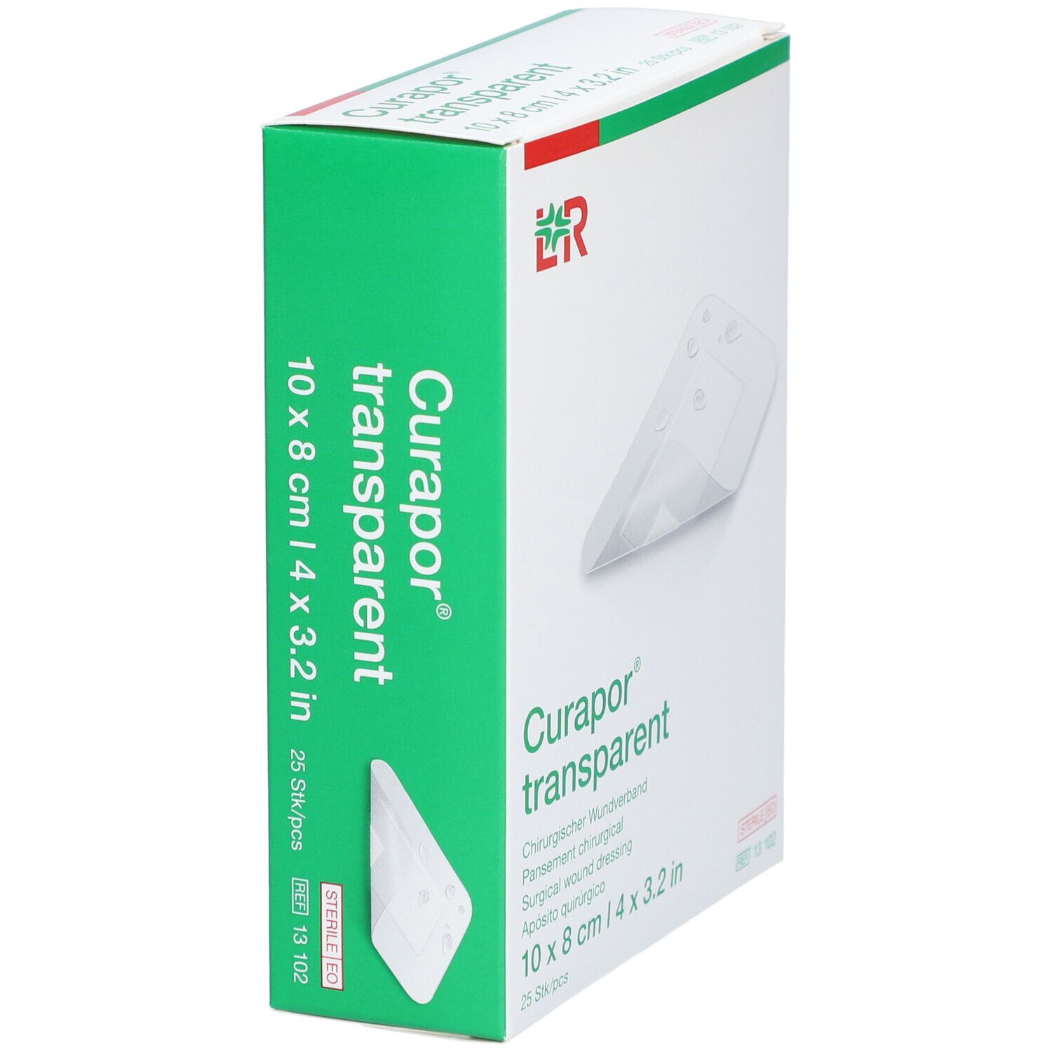 Curapor® transparent 8 cm x 10 cm steril