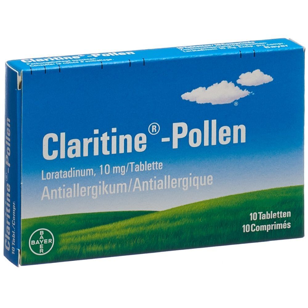CLARITINE-POLLEN Tabl 10 mg 10 Stk