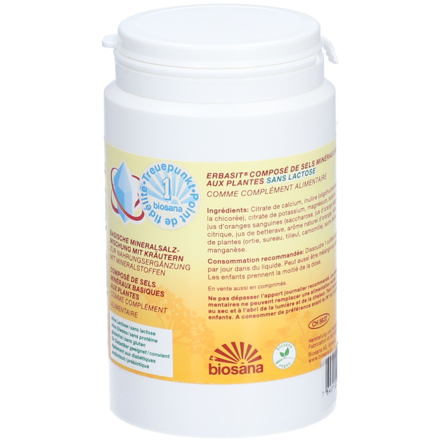 ERBASIT® Mineralsalz Pulver ohne Lactose