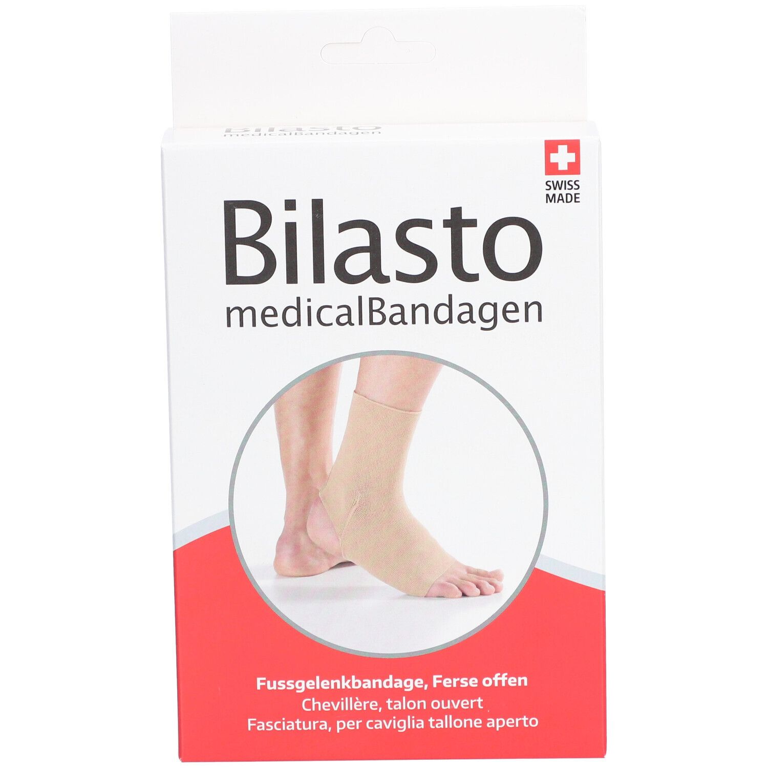 BILASTO Chevillère Talon Ouvert Beige XL