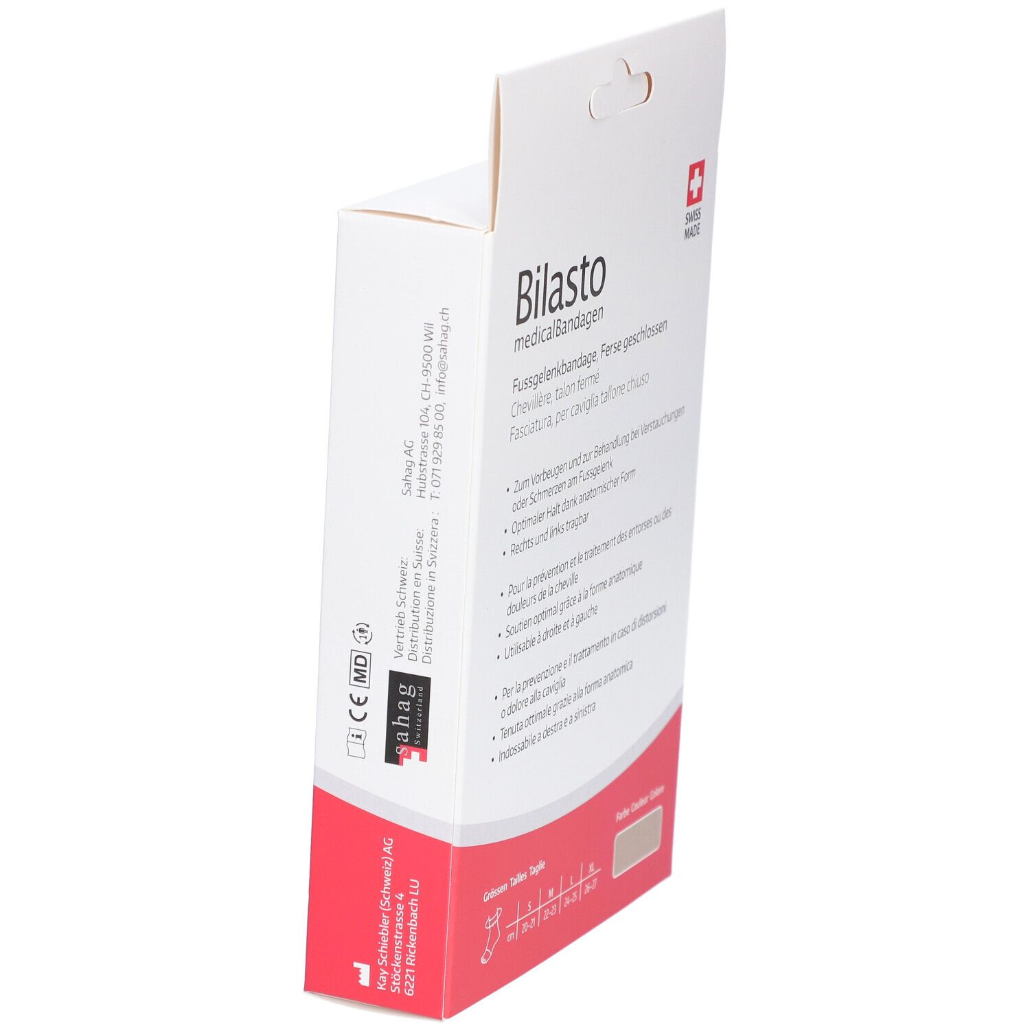 BILASTO Chevillère Talon Fermé Beige M