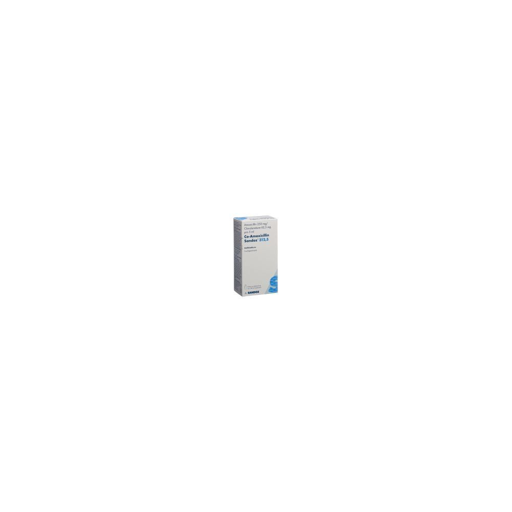CO-AMOXICILLIN Sandoz Plv 312.5 mg f Susp 100 ml