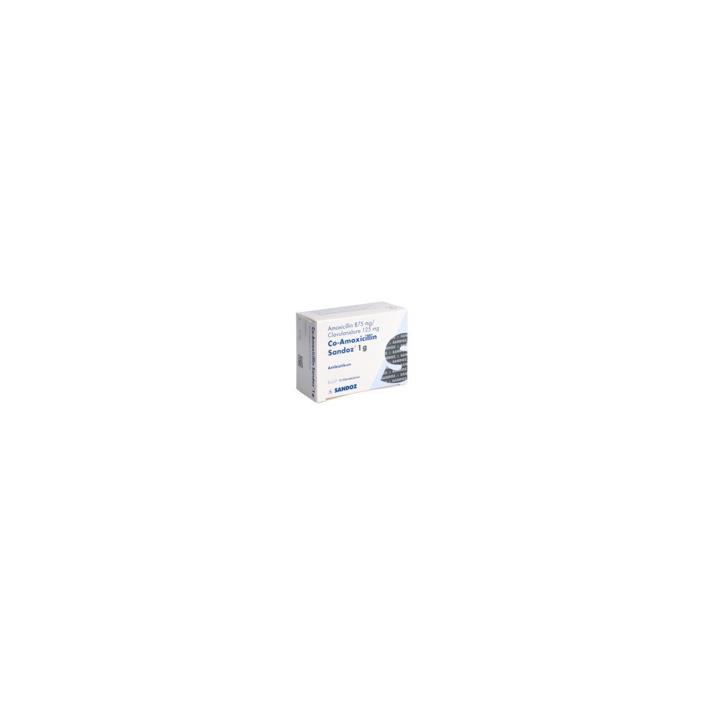 CO-AMOXICILLIN Sandoz Filmtabl 1 g 12 Stk