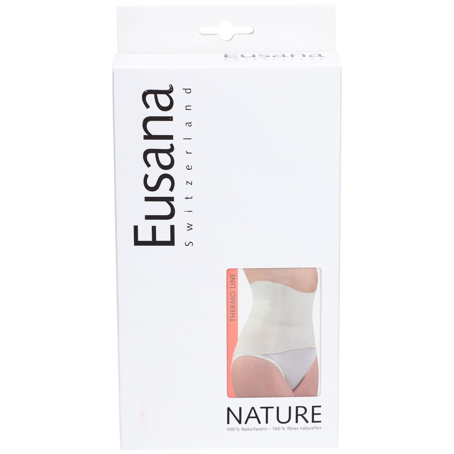 EUSANA Nierenwärmer anatomisch L ivoire 100% Seide