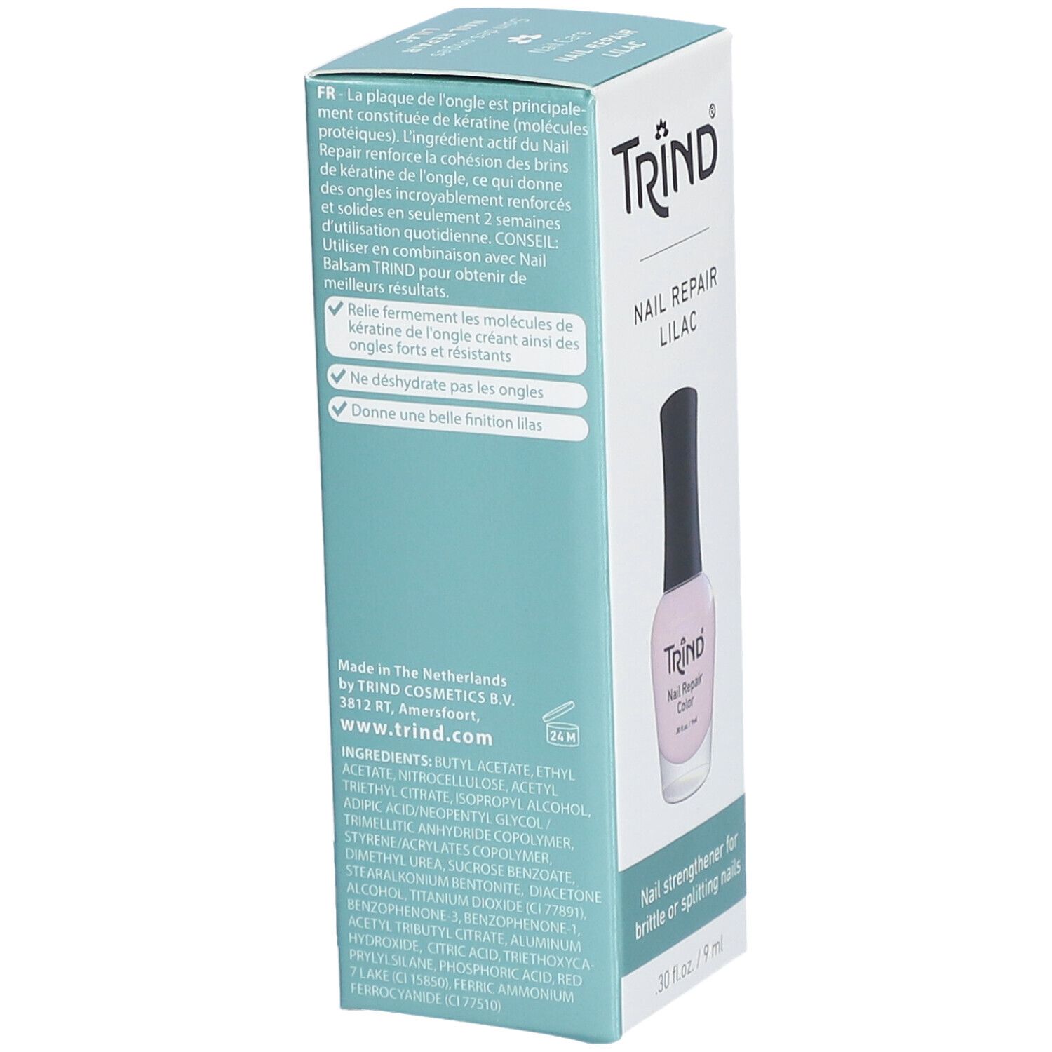TRIND® Härtender und verstärkender Lack für brüchige und weiche Nägel - Flieder