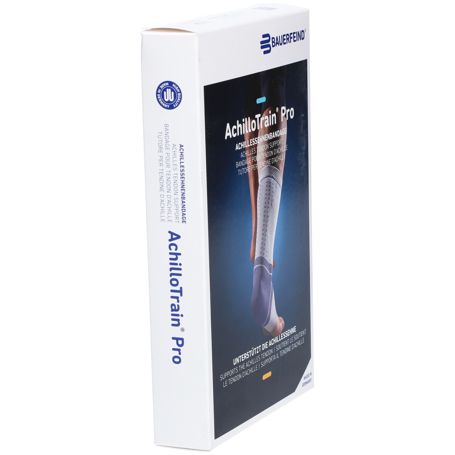BAUERFEIND AchilloTrain® Pro Knöchelbandage Größe 3 Titanium