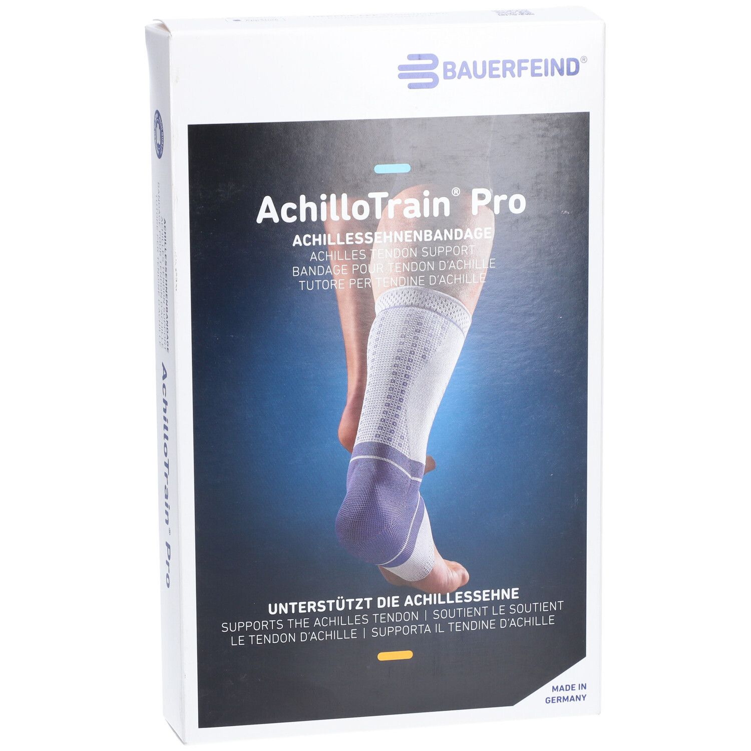 BAUERFEIND AchilloTrain® Pro Knöchelbandage Größe 3 Titanium