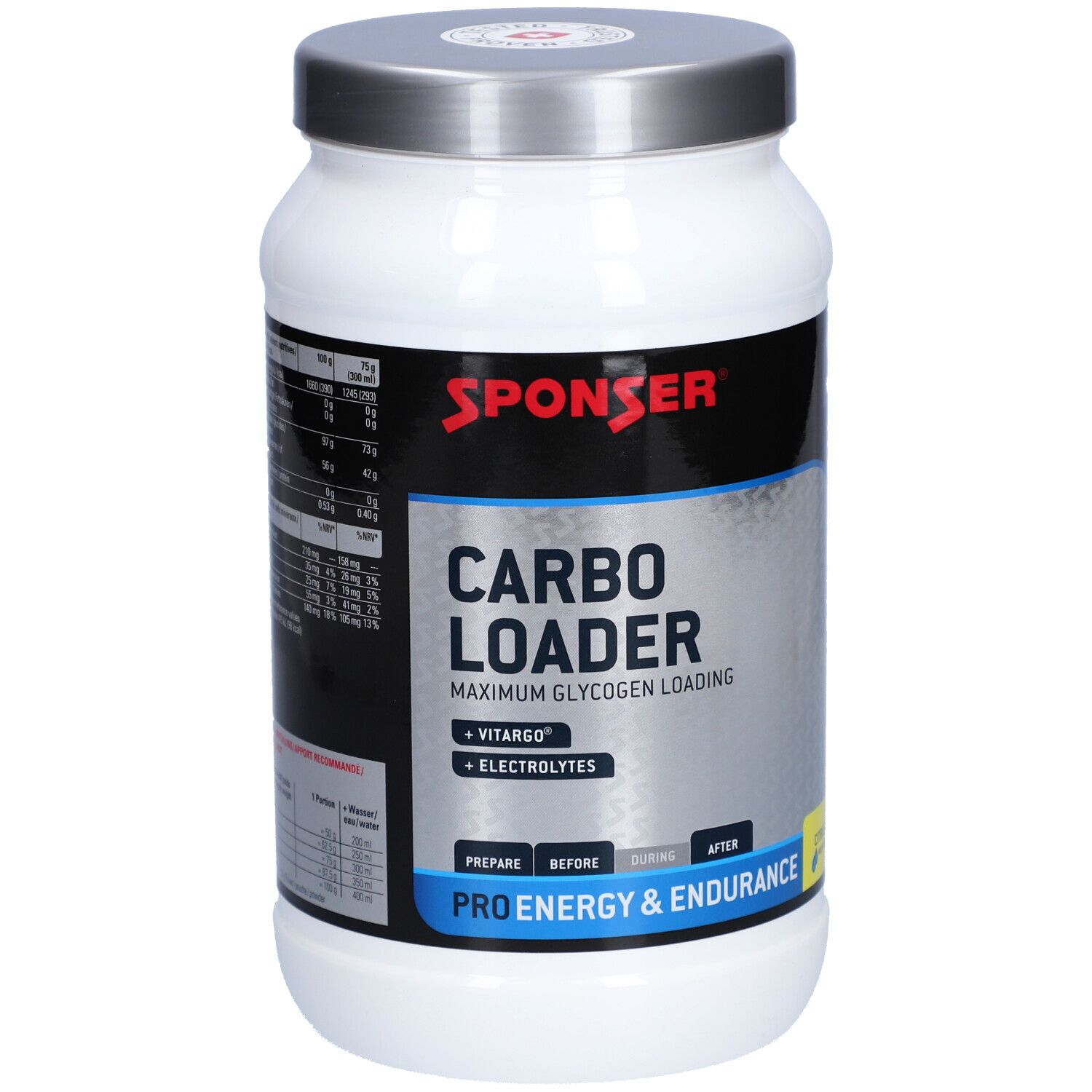 SPONSER CARBO LOADER CITRUS-ORANGE