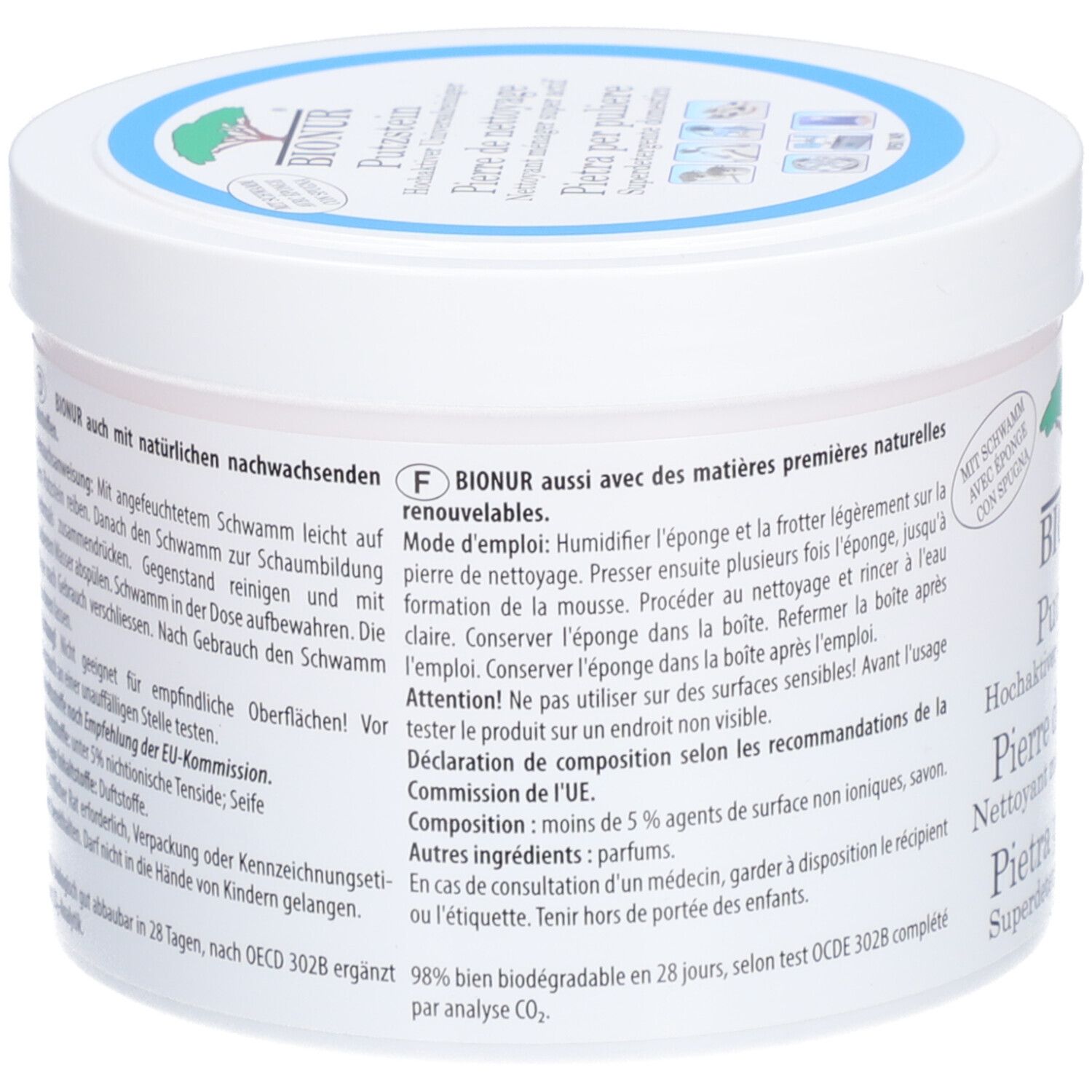 BIONUR Putzstein Ds 400 g