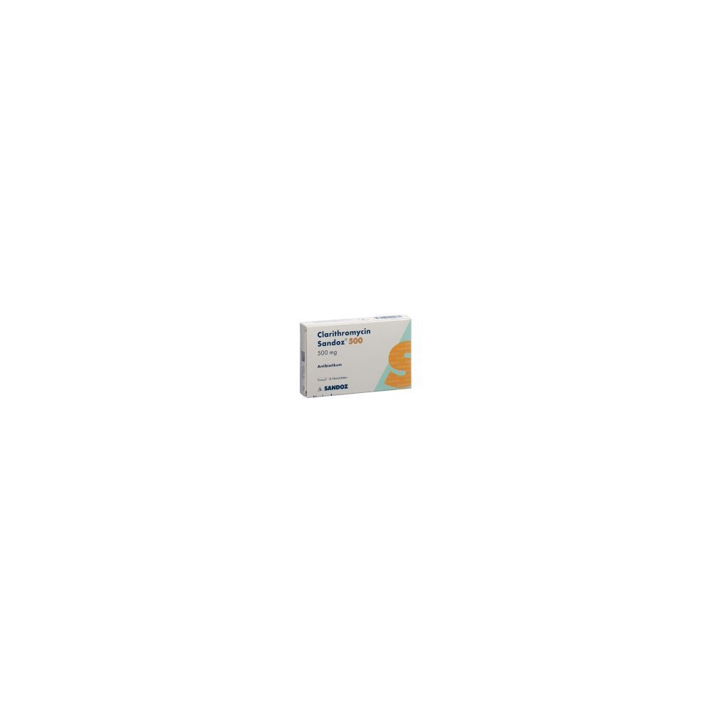 CLARITHROMYCIN Sandoz Filmtabl 500 mg 14 Stk