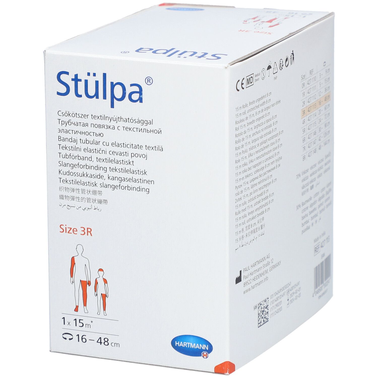 Stülpa® Rollen Schlauchverband Gr. 3 R 8 cm x 15 m