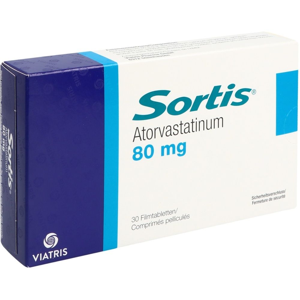 Sortis 30 SORTIS Filmtabl 80 mg 30 Stk 30 St - Redcare Apotheke