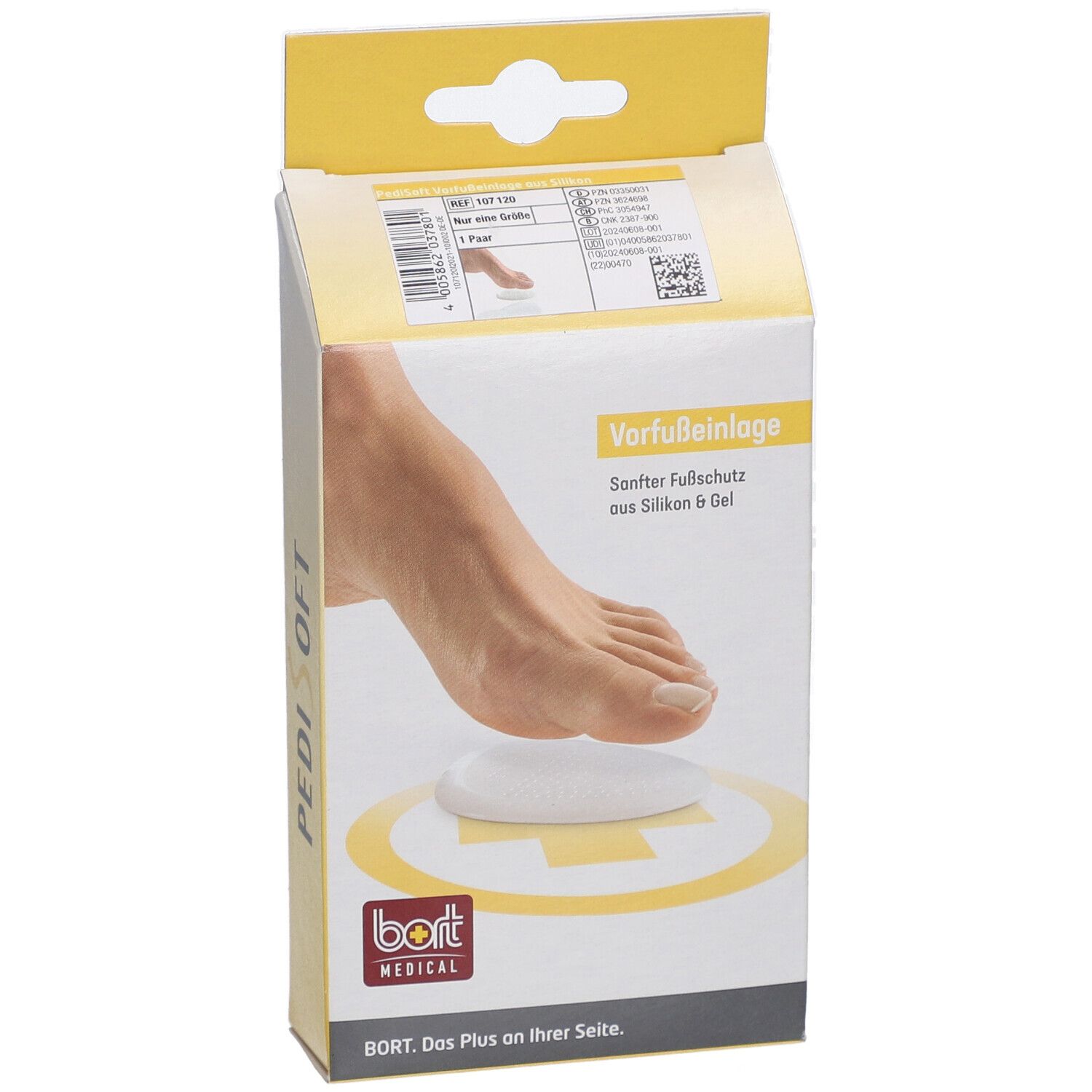 Bort PediSoft Semelle orthopédique pour l'avant-pied - soulagement de la pression à l'avant-pied