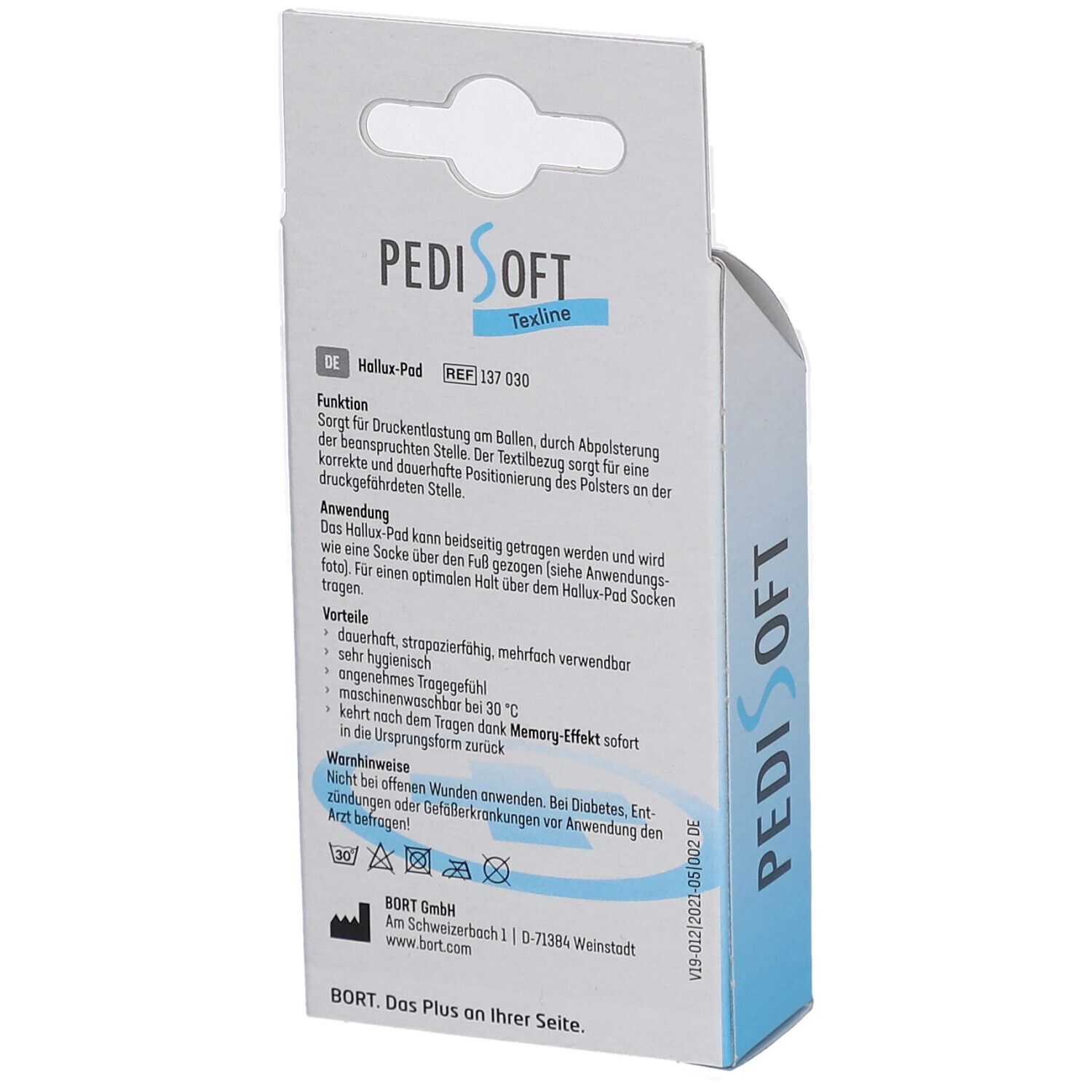 BORT PediSoft® TexLine Hallux-Pad Gr. S
