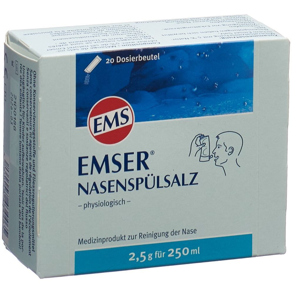 Emser® Sel de rinçage nasal