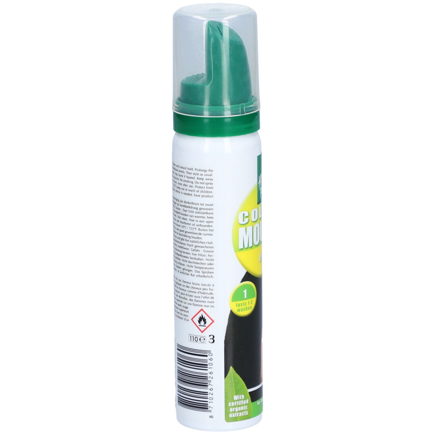 Hennaplus Mousse Colorante Coiffante – Noir