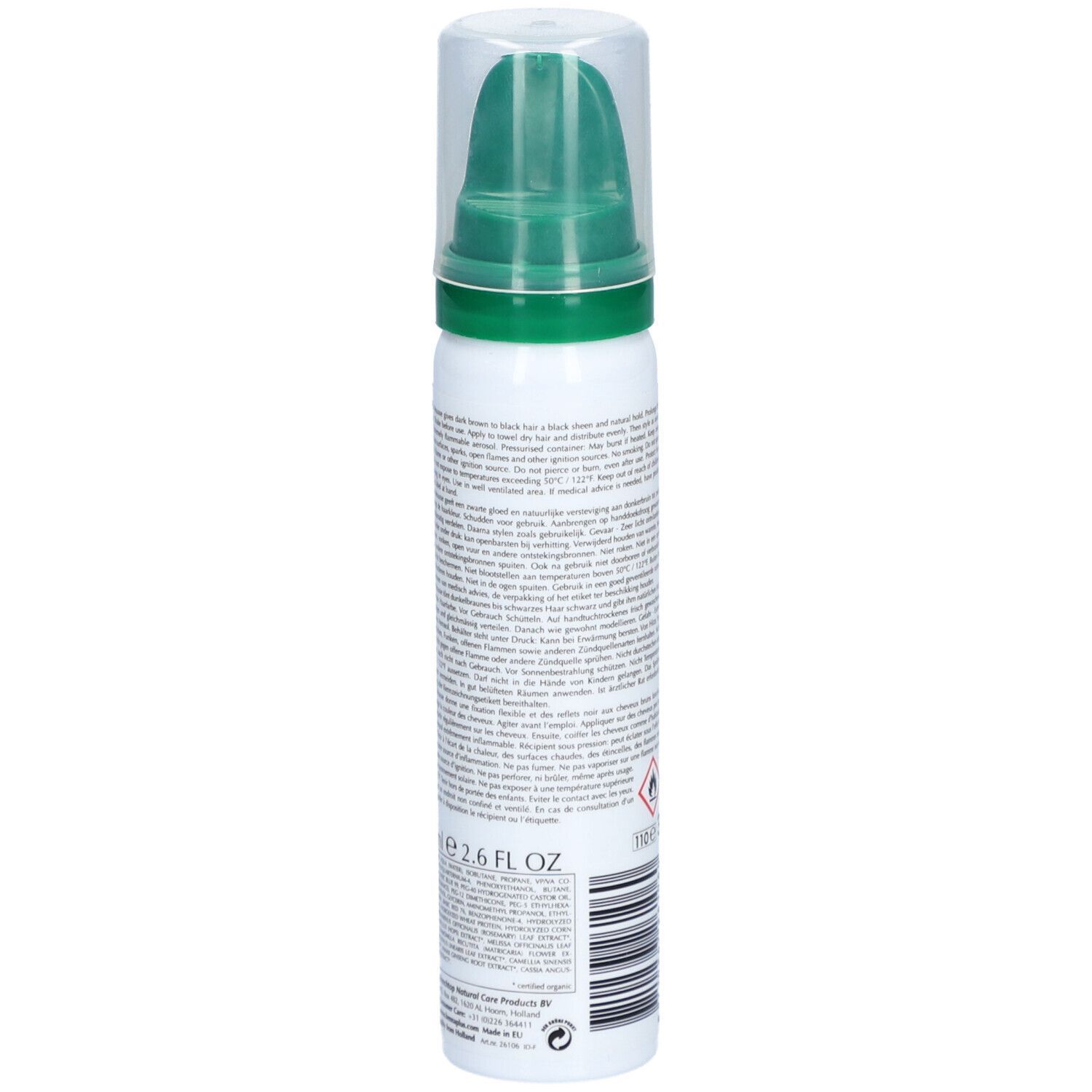 Hennaplus Mousse Colorante Coiffante – Noir