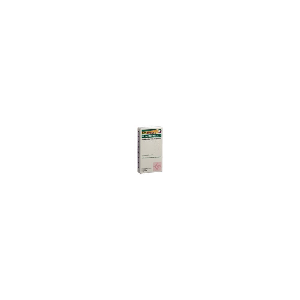 FOSAVANCE Wochentabletten 70/2800 12 Stk