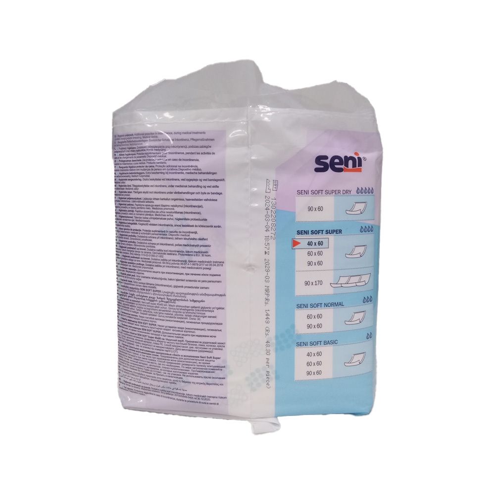 SENI Soft Super Bettschutz 40 x 60 cm