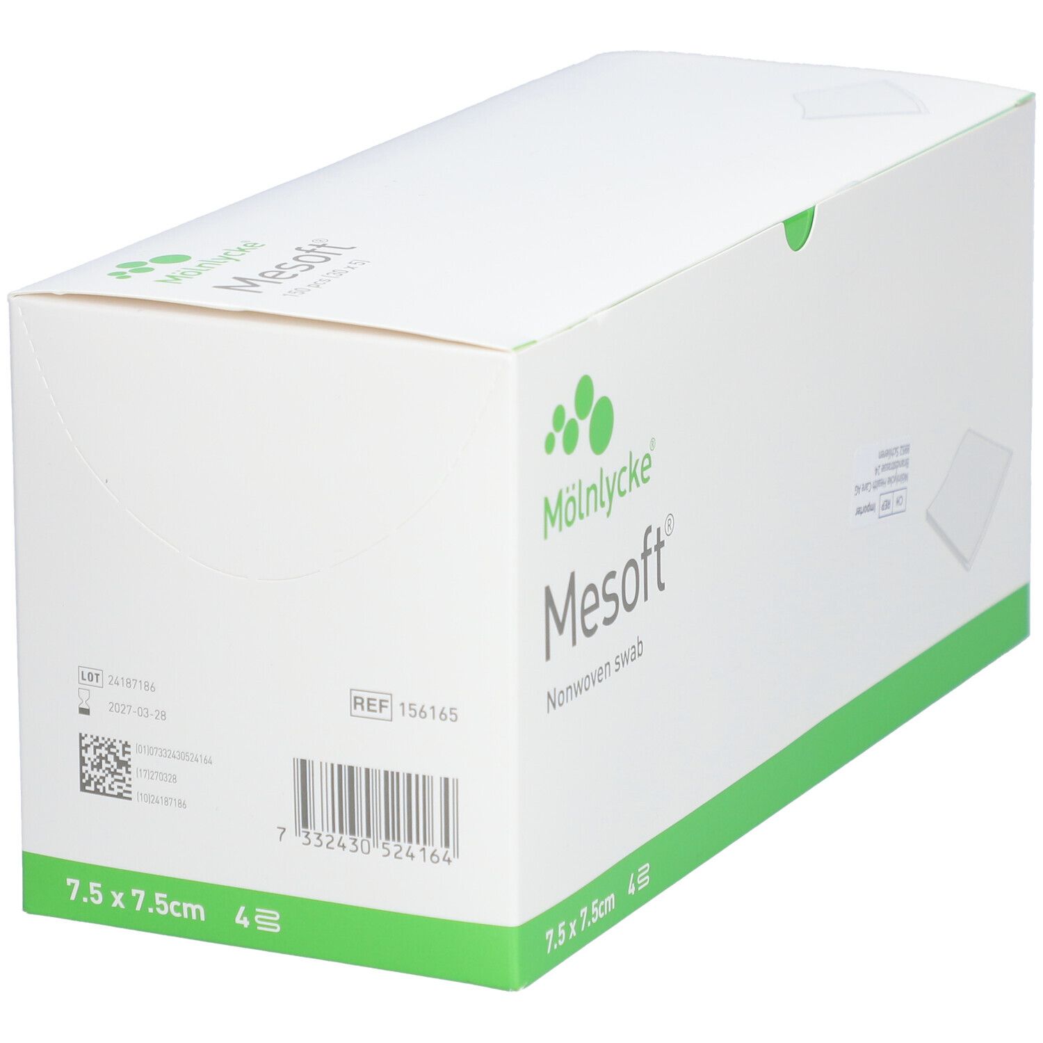 MESOFT NW Kompressen 7.5x7.5cm st 30 x 5 Stk