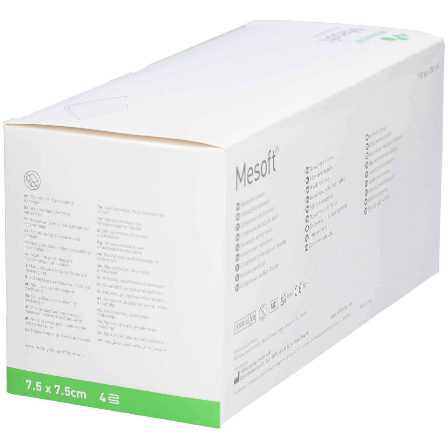 MESOFT NW Kompressen 7.5x7.5cm st 30 x 5 Stk