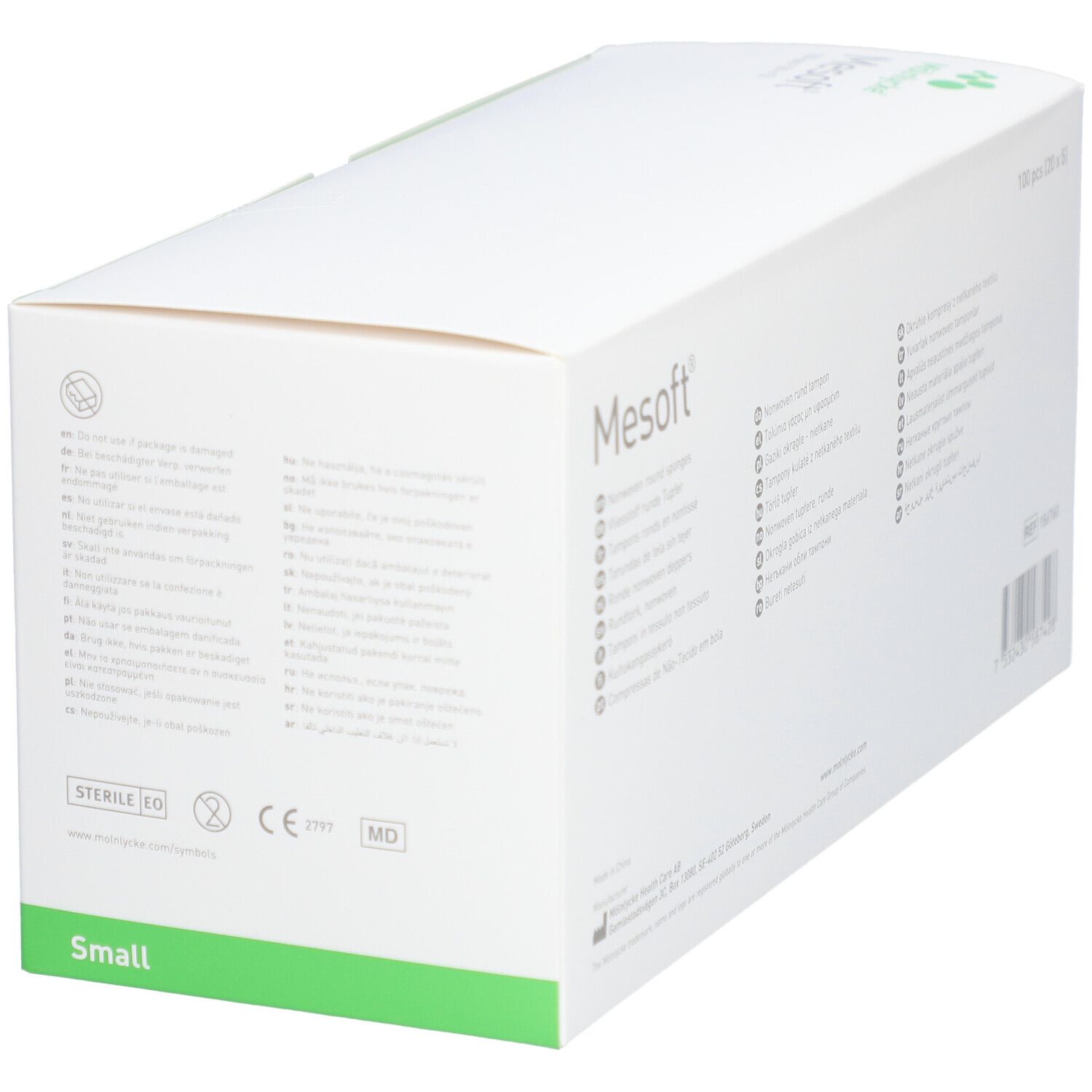 MESOFT NW Tampons 25mm stériles
