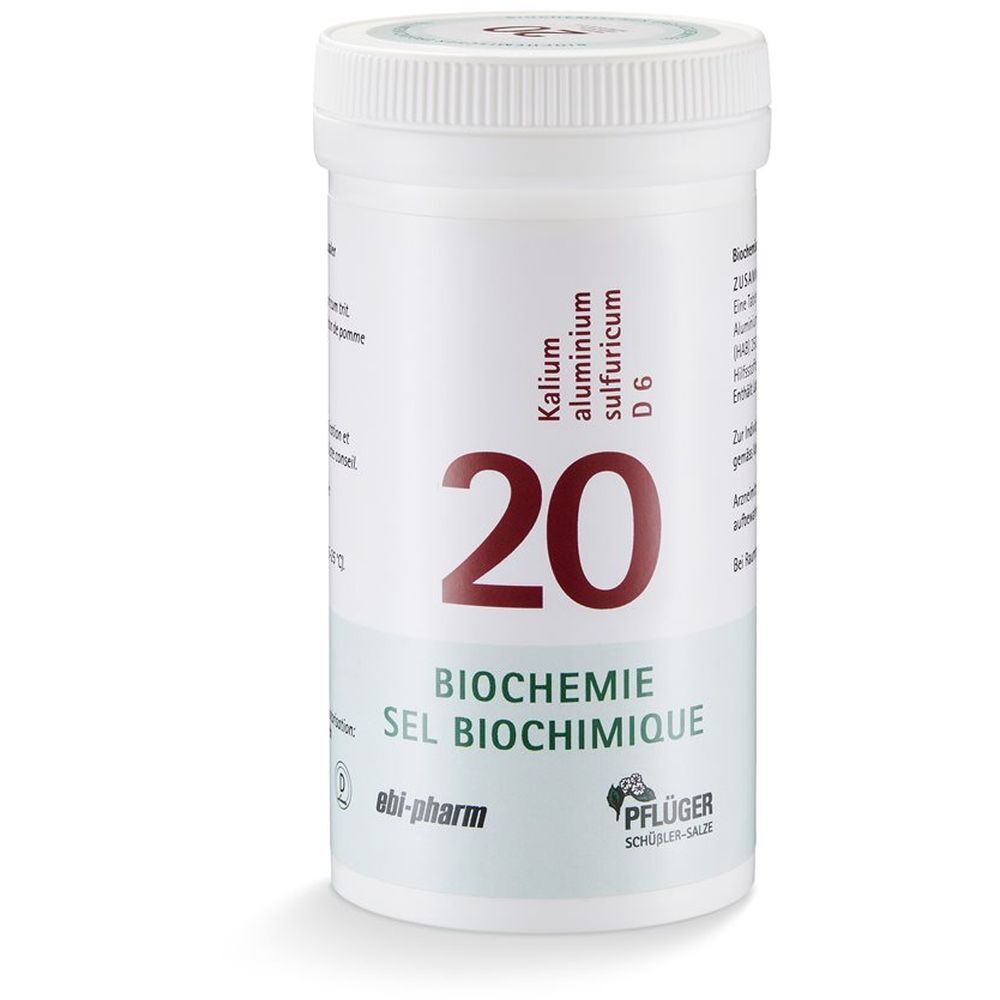 PFLÜGER SCHÜSSLER Nr20 Kal alum sul Tabl D 6 100 g