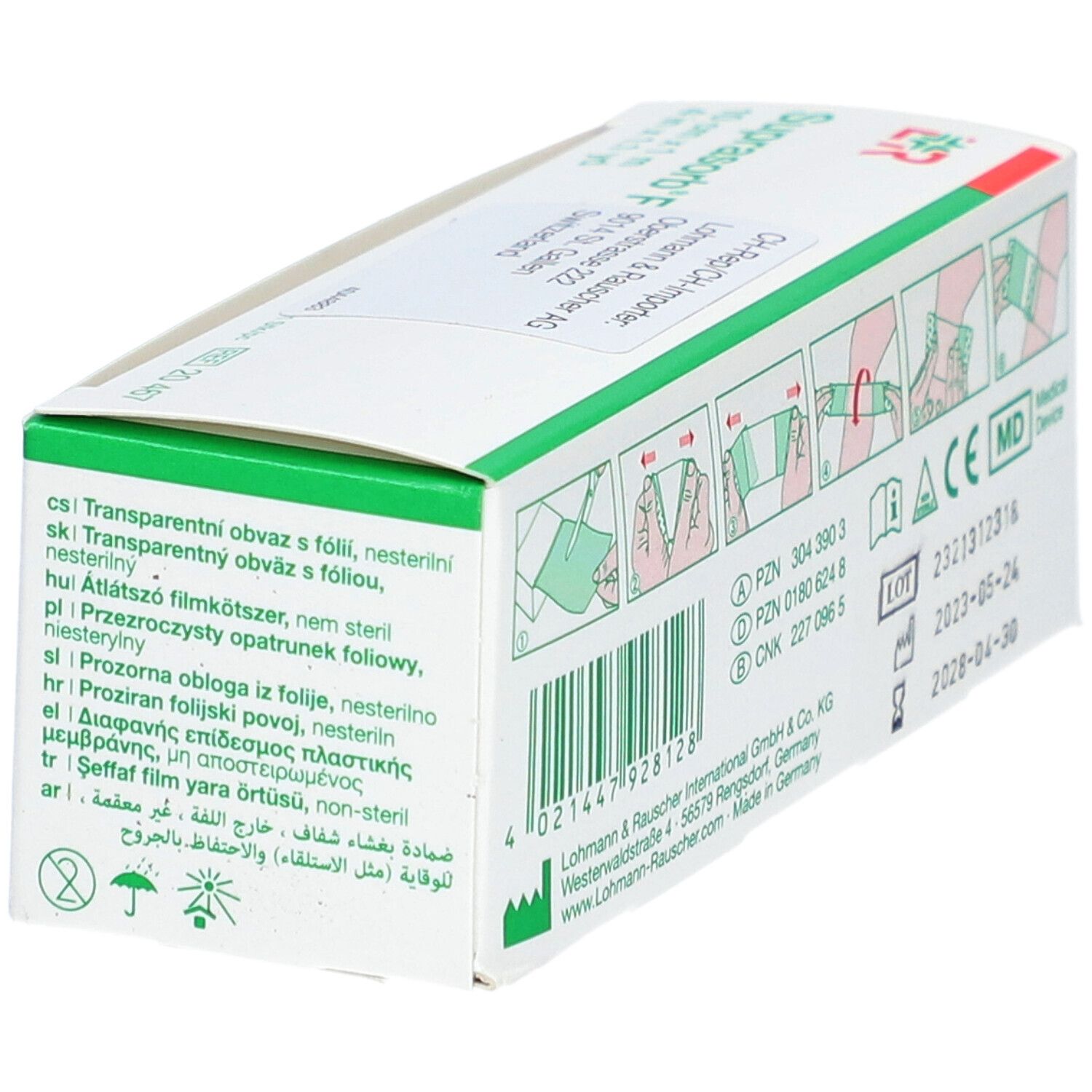 Suprasorb® F 10 cm x 1 m unsteril