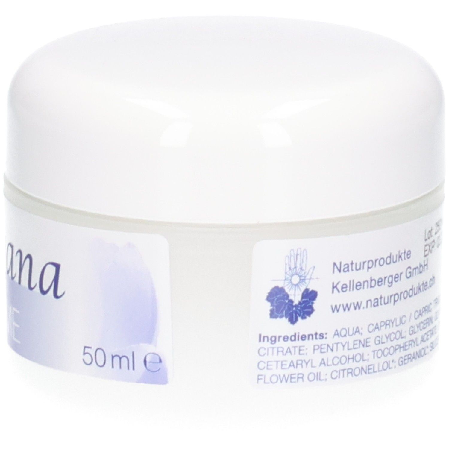 KALYANA 11 Creme Tiegel mit Etikett, das '50 ml e' angibt.