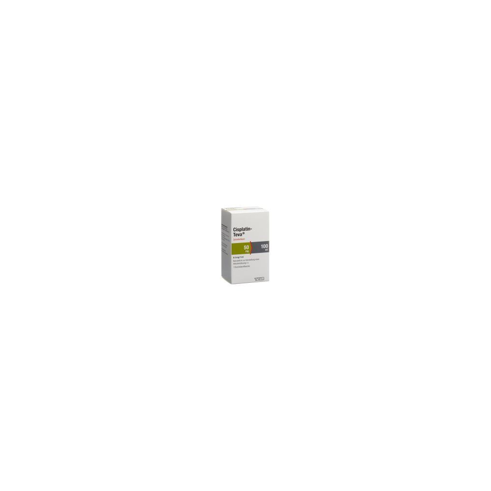 CISPLATIN Teva 50 mg/100ml Durchstf 100 ml