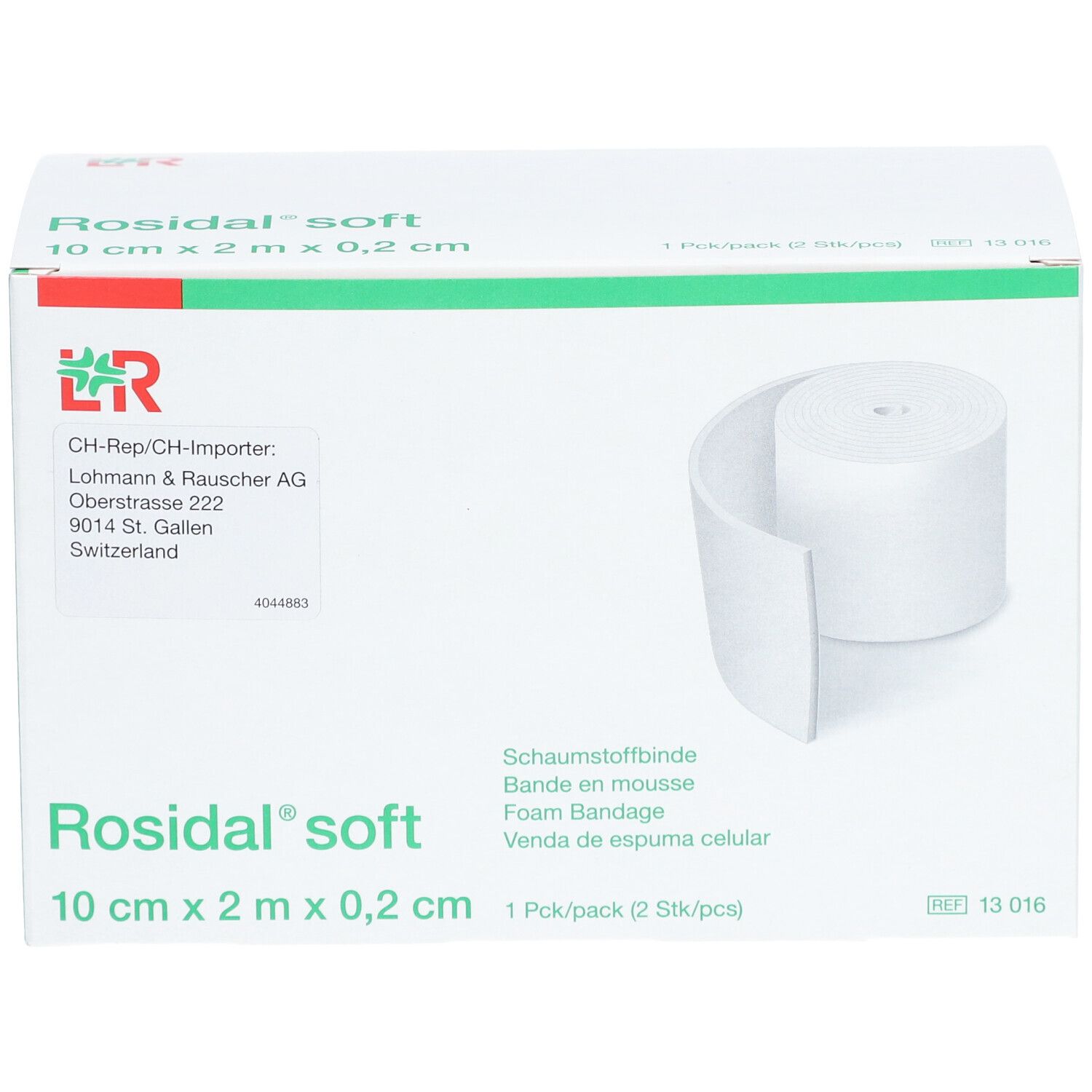Rosidal® Soft 10 cm x 0,2 cm x 2 m