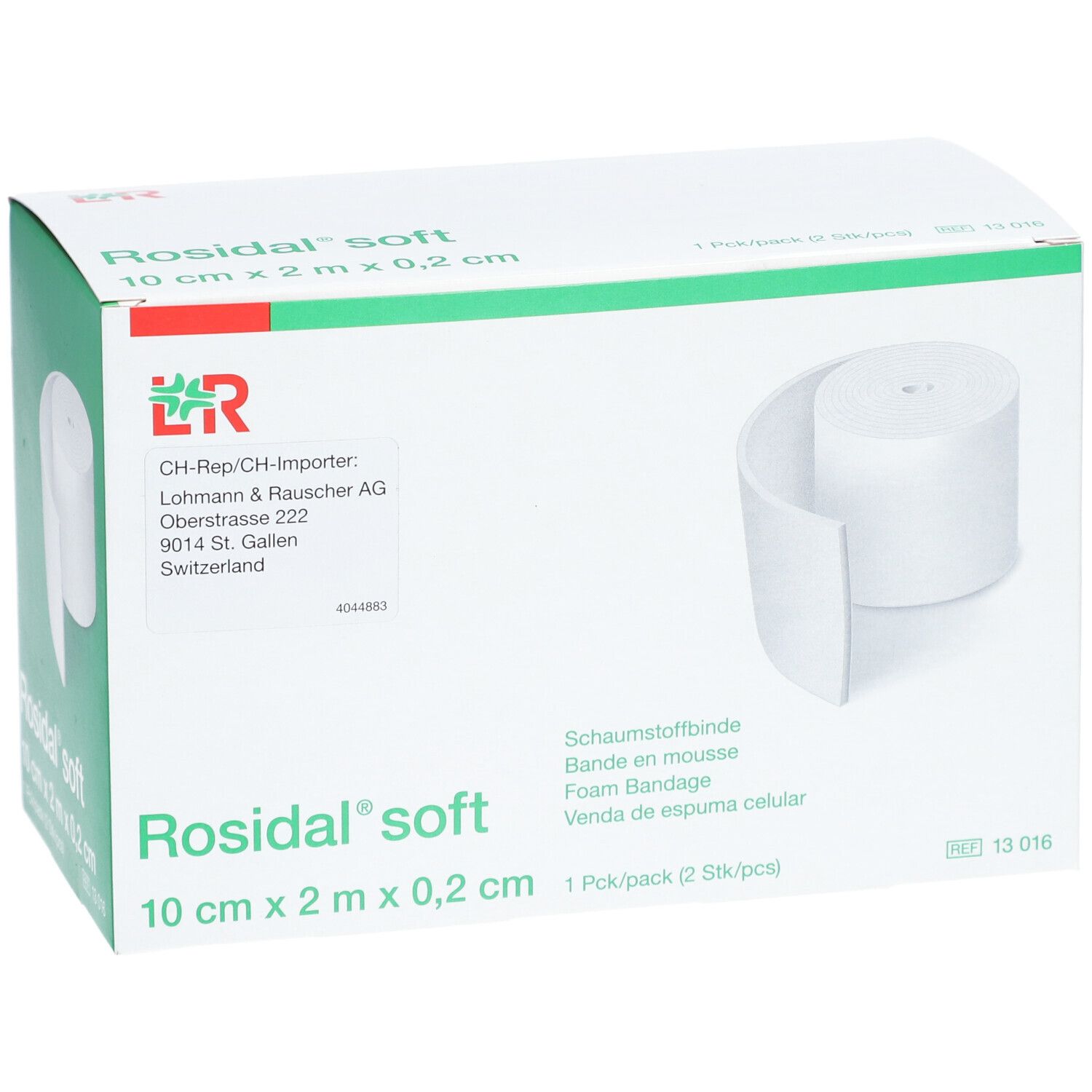Rosidal® Soft 10 cm x 0,2 cm x 2 m