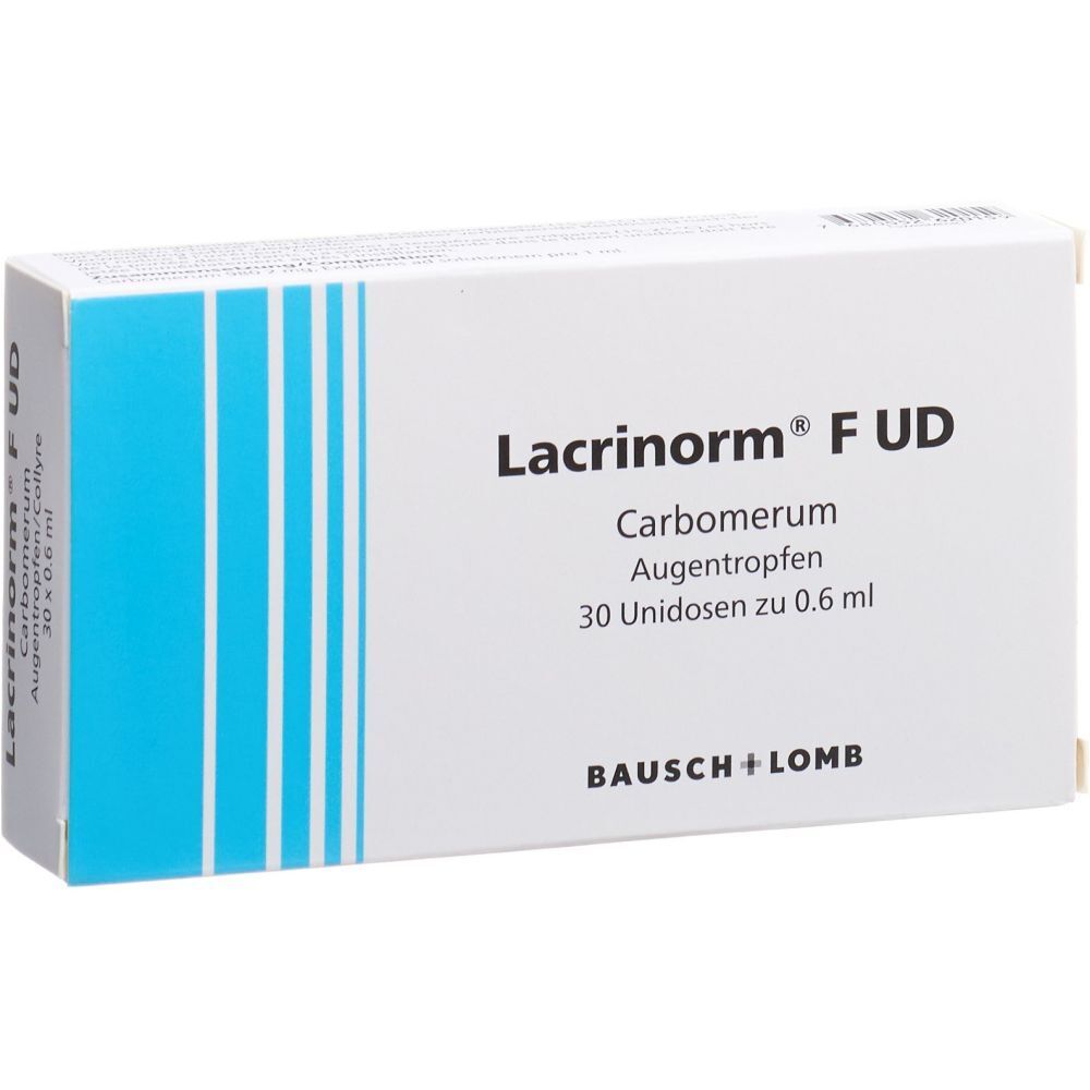 LACRINORM F UD Gtt Opht 30 Unidos 0.6 ml