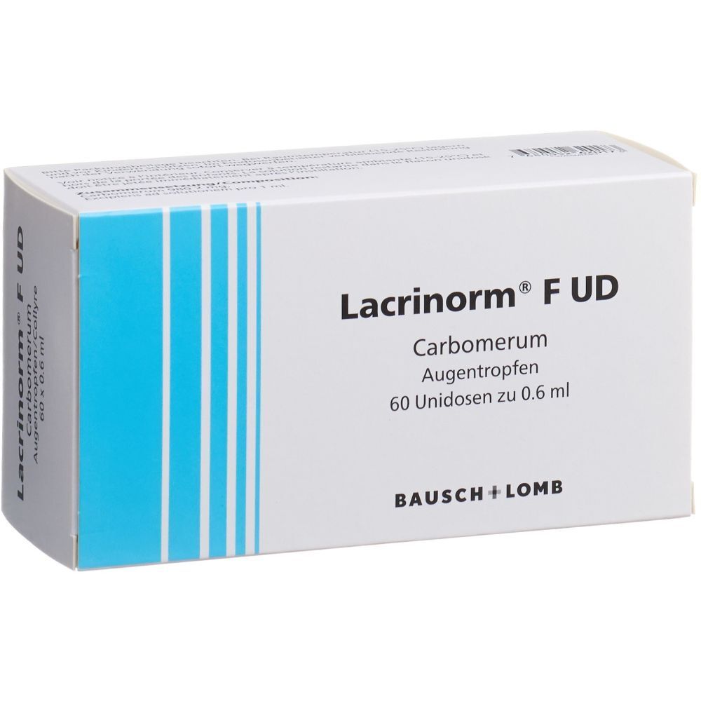 LACRINORM F UD Gtt Opht 60 Unidos 0.6 ml