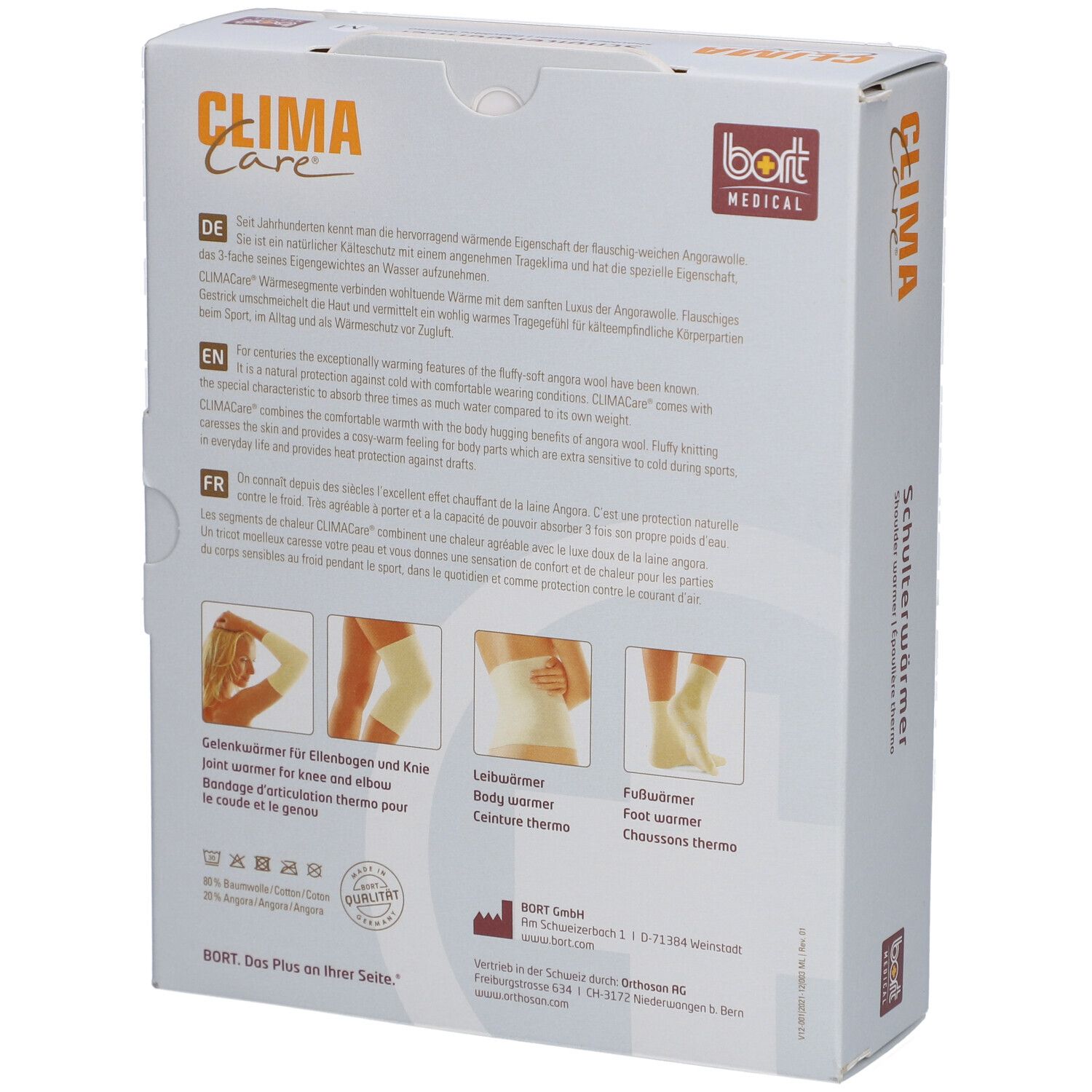 CLIMACare® Schulterwärmer medium weiß