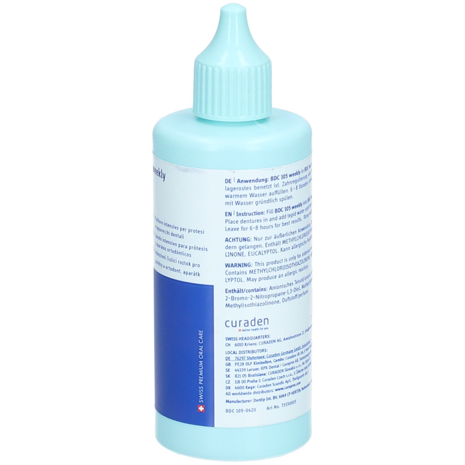Curadent Denture Care BDC 105 wöchentlich