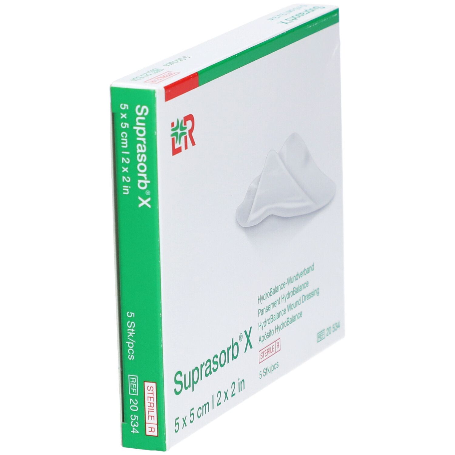 Suprasorb® X 5 x 5 cm steril