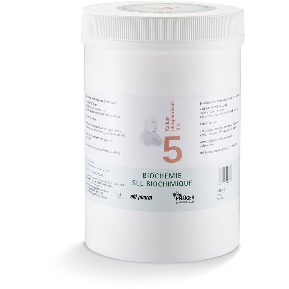 PFLÜGER SCHÜSSLER Nr5 Kal phos Plv D 6 1 kg