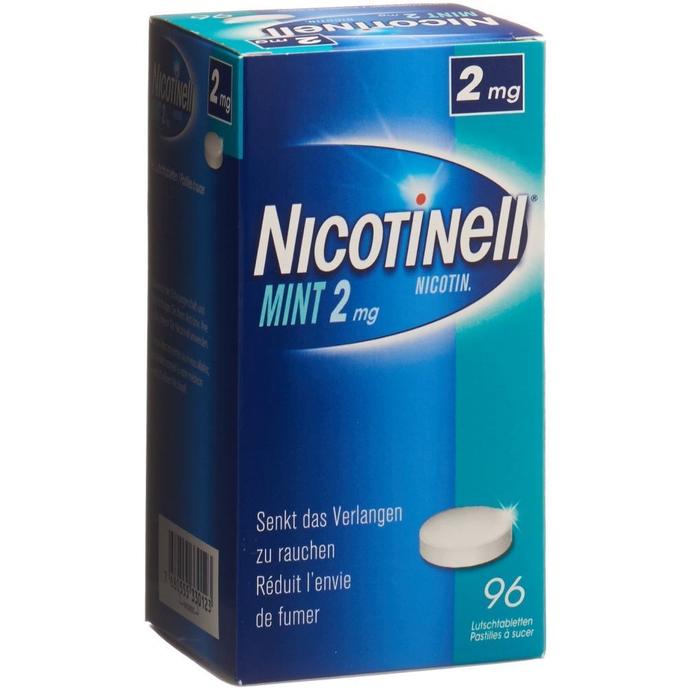 NICOTINELL Lutschtabl 2 mg mint 96 Stk