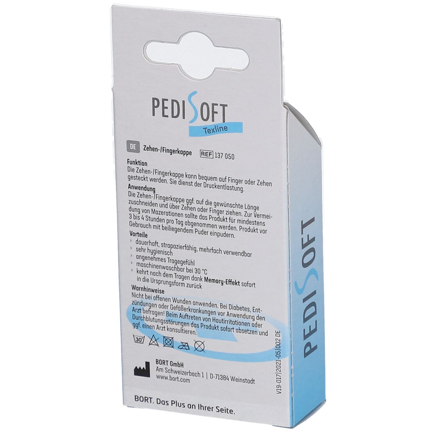 Bort PediSoft TexLine Zehen-/Fingerkappe