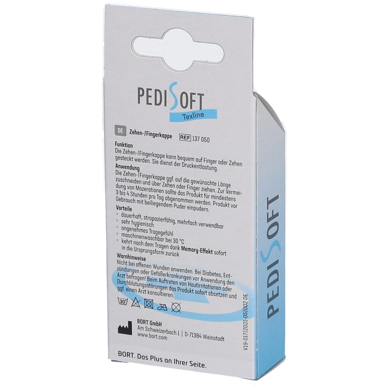 BORT PediSoft® TexLine Zehen-/Fingerkappe Gr. L