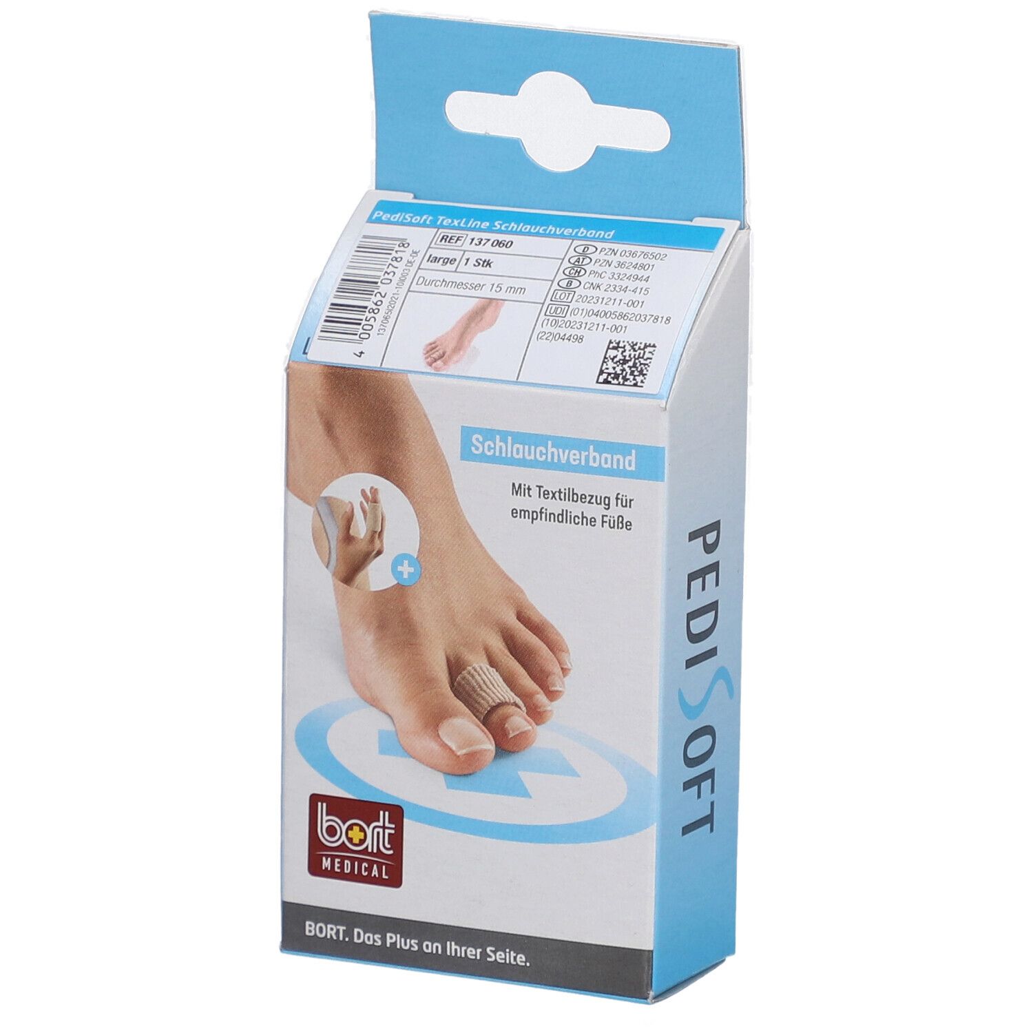 BORT PediSoft® TexLine bandage tubulaire taille L